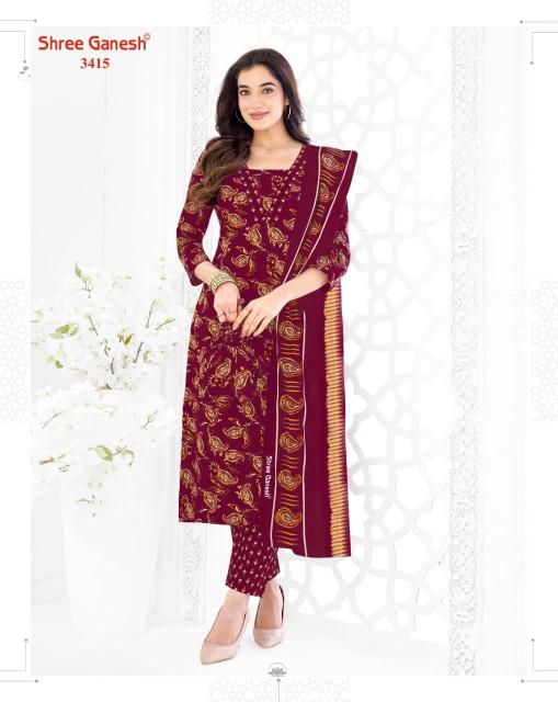 Shree ganesh samaiyra vol 24 wholesale cotton dress material in surat